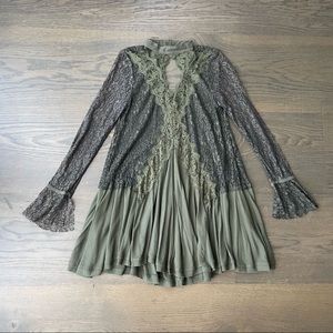 Free People Long Sleeve Lace Dress